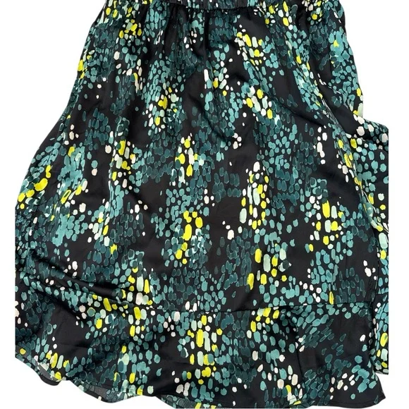 Torrid Women Midi Bubble Charm Flutter Sleeve Wrap Dotted Print Dress Sz 2X - Picture 2 of 9